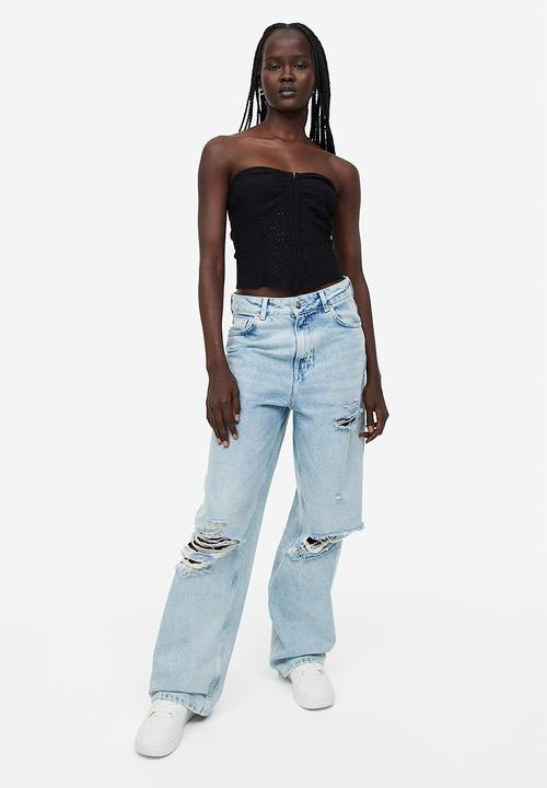 H&M - Corset top - black