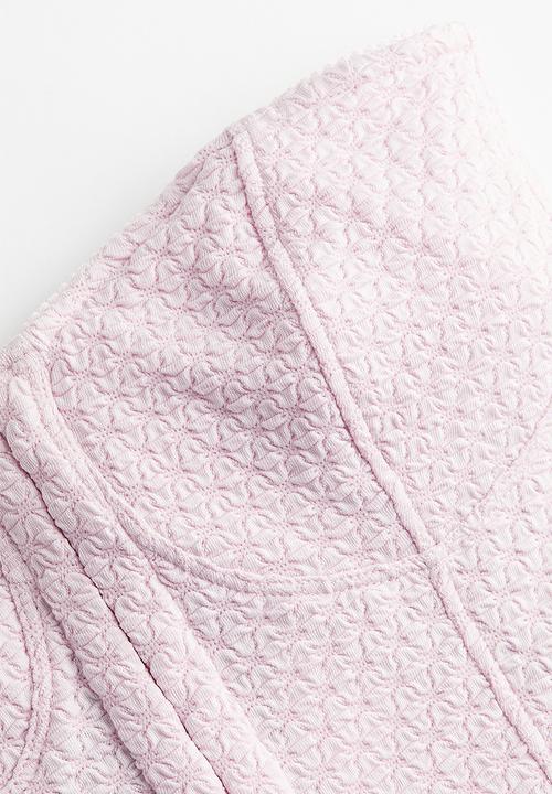 H&M - Corset top - light pink