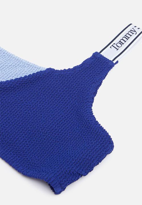 Tommy Hilfiger - One shoulder bikini top - navy voyage