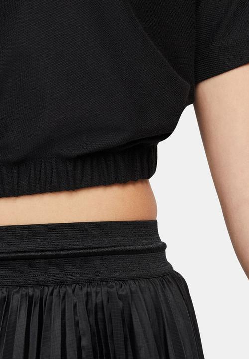 Nike - W nsw air pique polo - black/white