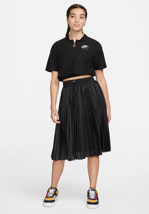 Nike - W nsw air pique polo - black/white
