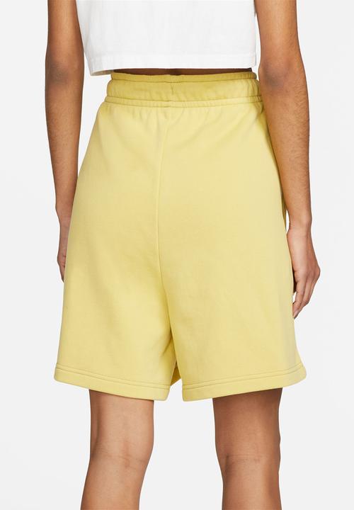 Nike - W Nsw Swsh Flc Hr Short - Celery/Barley