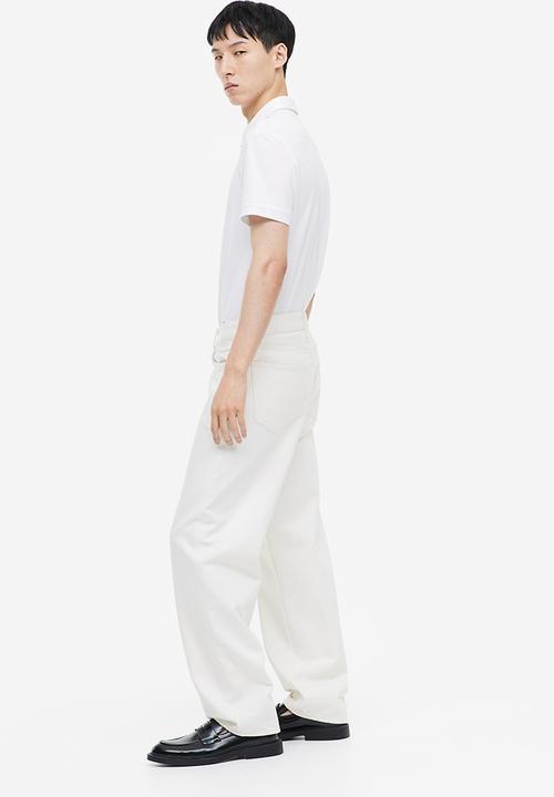 H&M - Coolmax® slim fit polo shirt - white