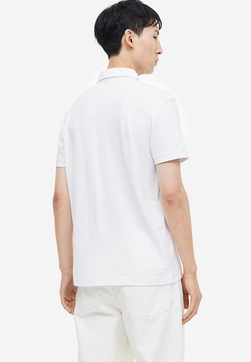 H&M - Coolmax® slim fit polo shirt - white