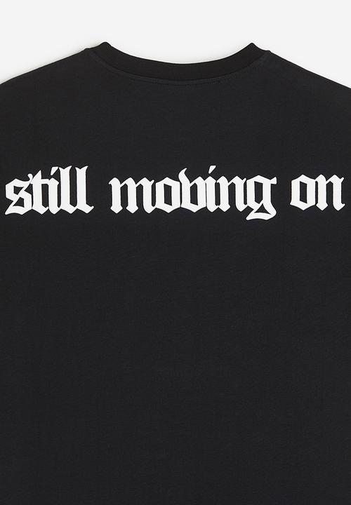 H&M - Relaxed fit printed t-shirt - black