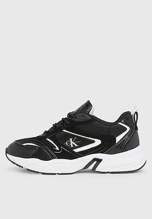 Calvin Klein - Retro tennis su-mesh wn - black/bright white