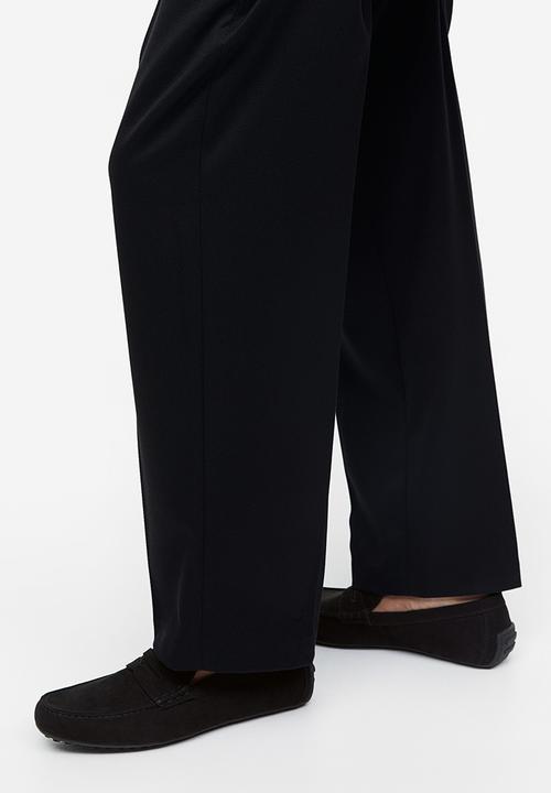 H&M - Imitation suede driving shoes - black