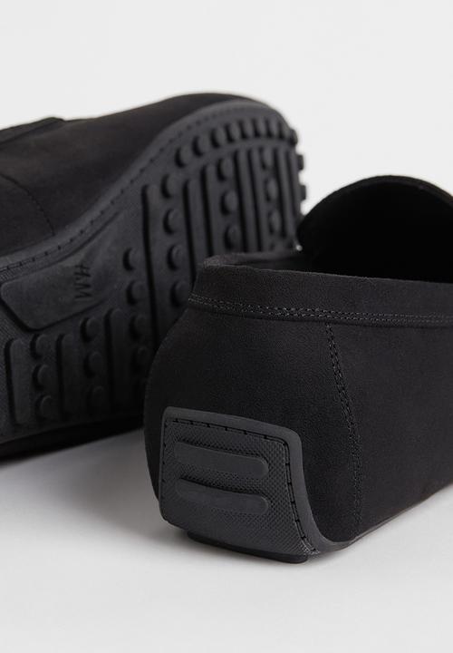 H&M - Imitation suede driving shoes - black