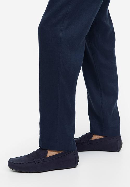 H&M - Imitation suede driving shoes - dark blue