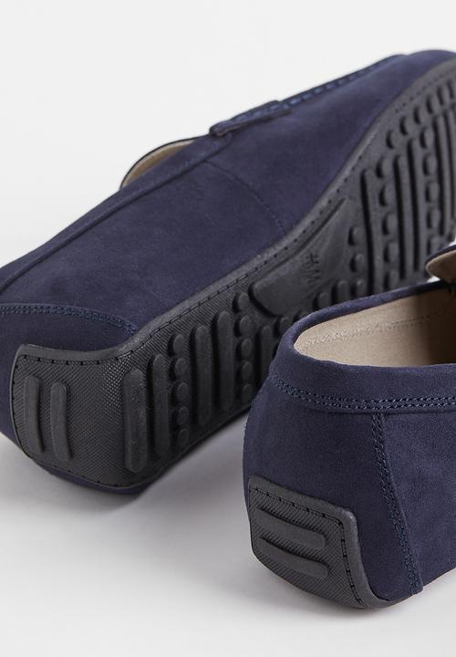 H&M - Imitation suede driving shoes - dark blue