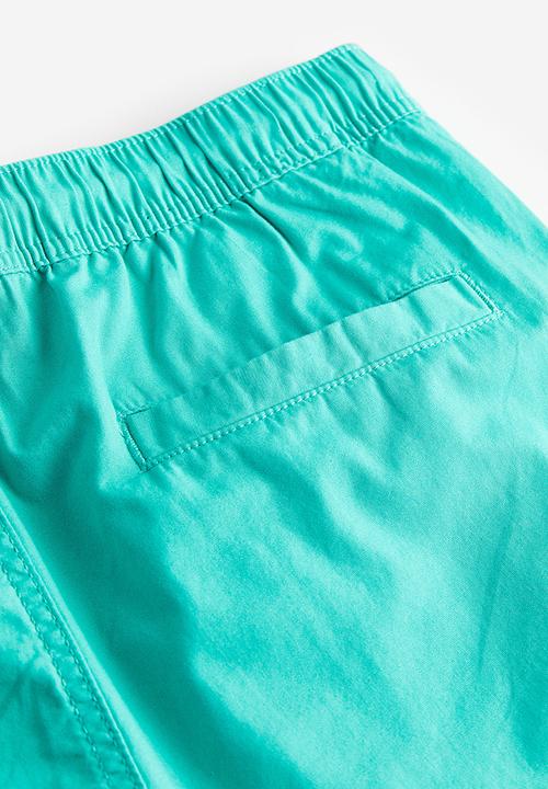 H&M - Regular fit cotton shorts - turquoise