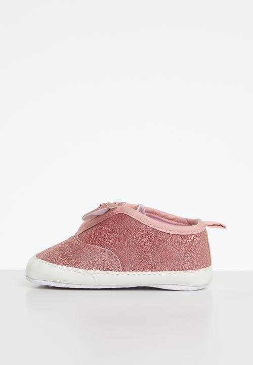Pop Candy - Bowknot glitter sneakers - pink