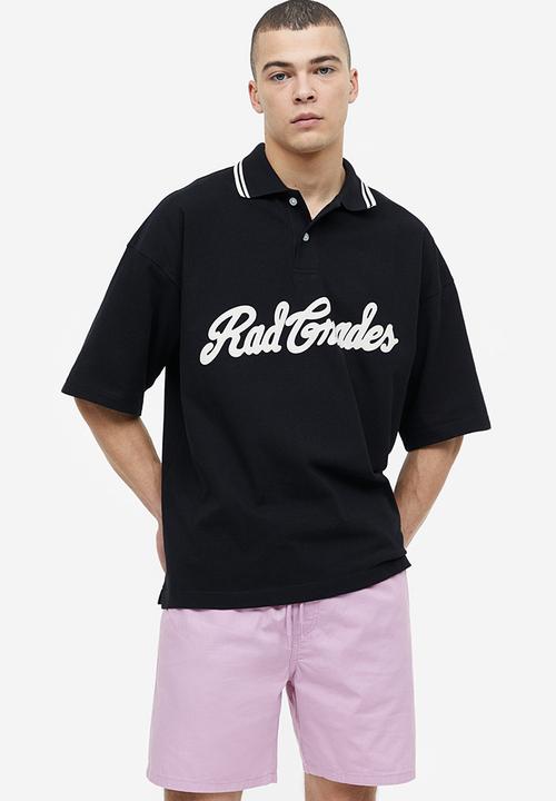 H&M - Regular fit cotton shorts - purple