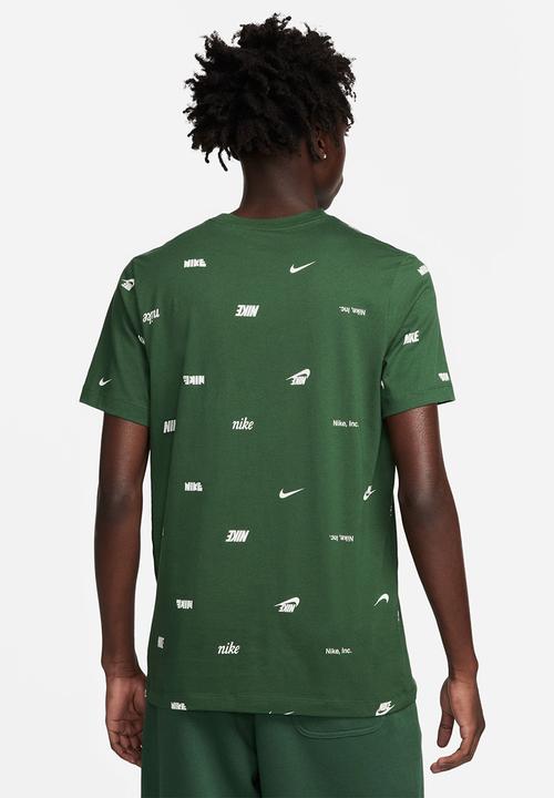 Nike - NSW Club+ AOP tee - green 