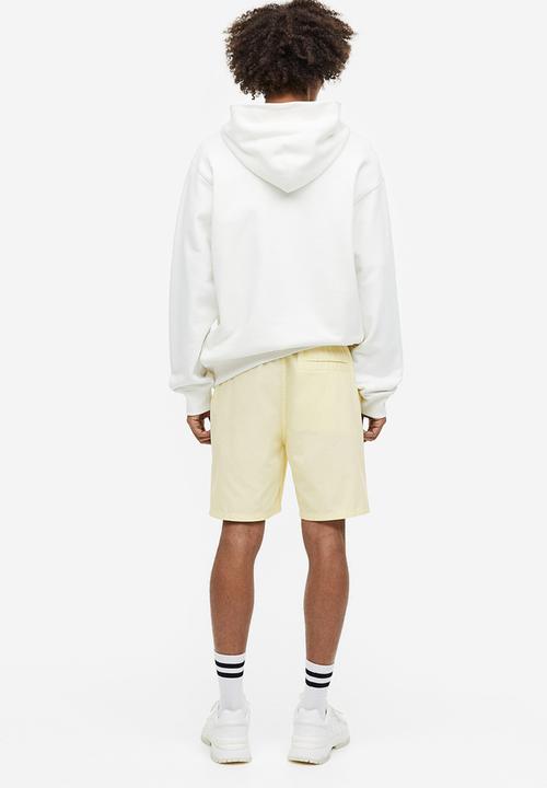 H&M - Regular fit cotton shorts - yellow