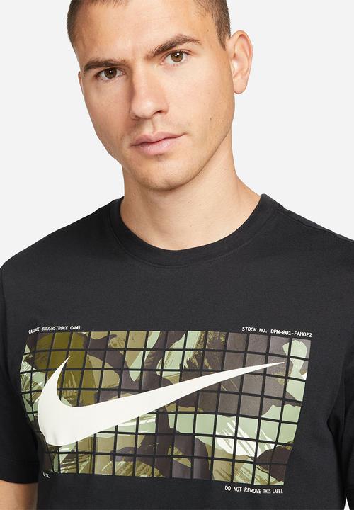 Nike - Dri Fit camo tee - black/camo 
