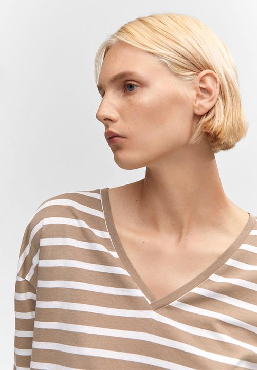 MANGO - T-shirt sacov - light/pastel gray