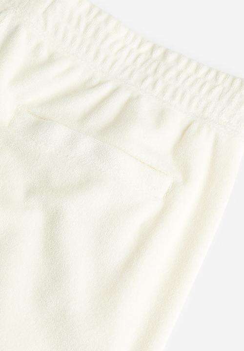 H&M - Regular fit terry shorts - cream