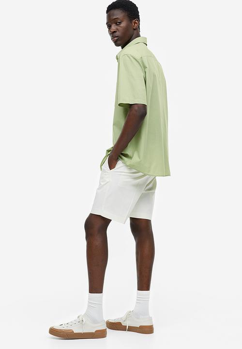 H&M - Regular fit short-sleeved shirt - green