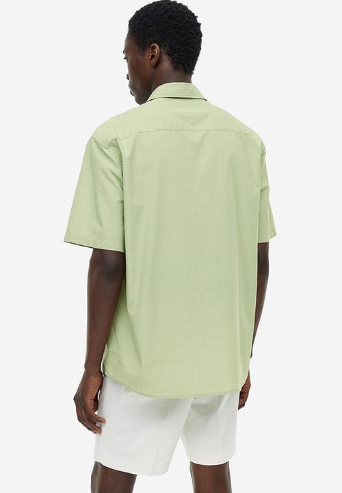 H&M - Regular fit short-sleeved shirt - green