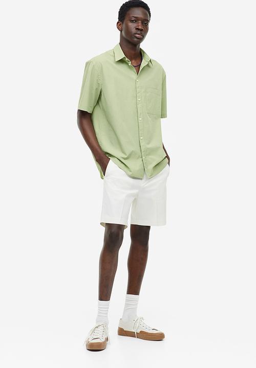H&M - Regular fit short-sleeved shirt - green