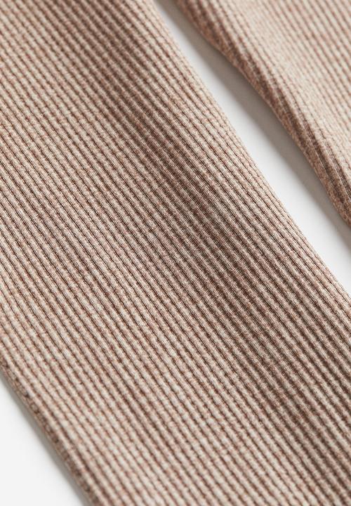 H&M - Mama seamless leggings - beige marl