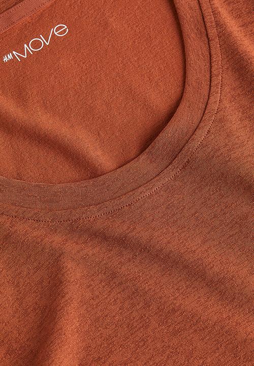 H&M - Drymove™ sports vest top - brown