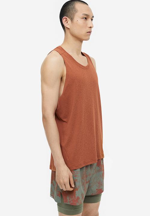H&M - Drymove™ sports vest top - brown