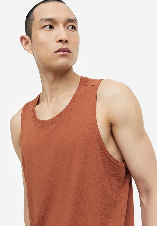 H&M - Drymove™ sports vest top - brown