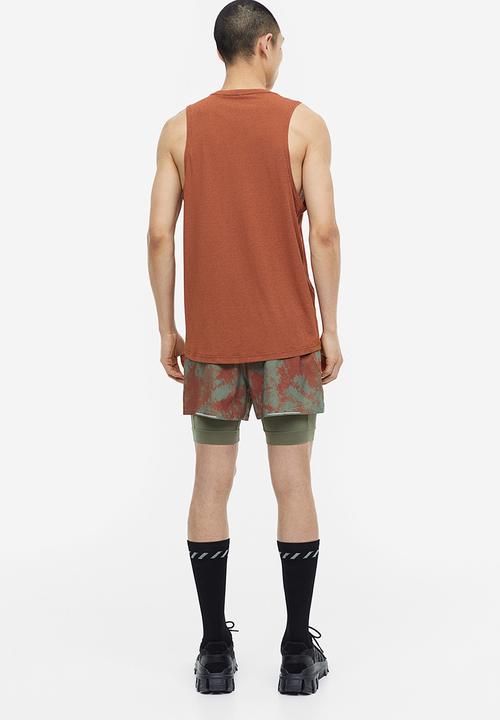 H&M - Drymove™ sports vest top - brown