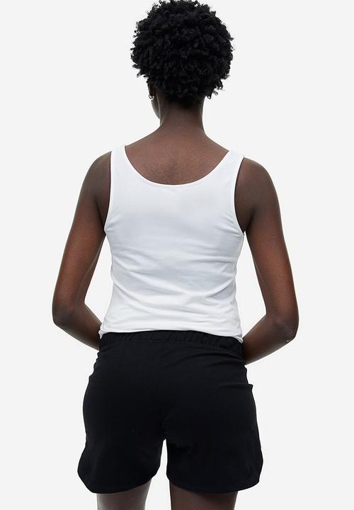 H&M - Mama cotton jersey shorts - black