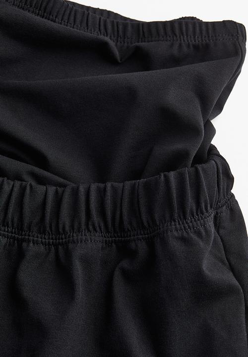 H&M - Mama cotton jersey shorts - black