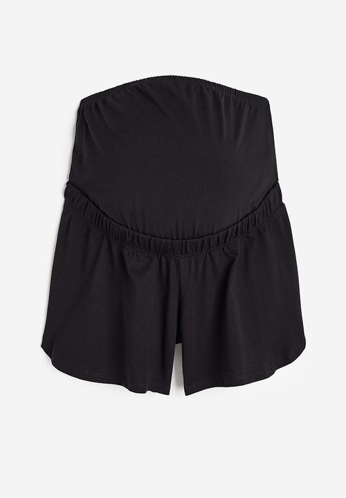 H&M - Mama cotton jersey shorts - black