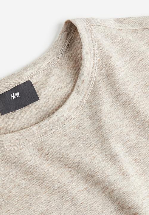 H&M - Regular fit t-shirt - beige