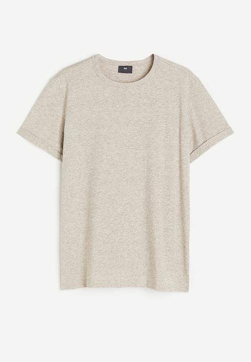 H&M - Regular fit t-shirt - beige