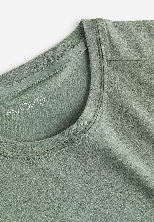 H&M - Drymove™ sports top - sage green