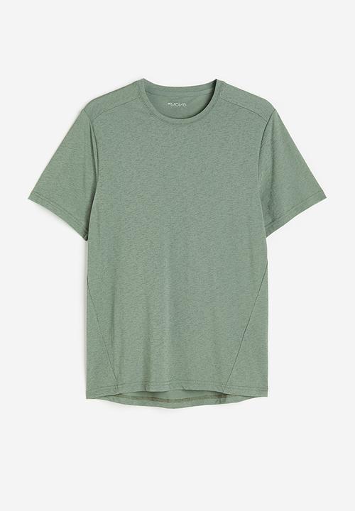 H&M - Drymove™ sports top - sage green