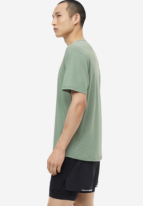 H&M - Drymove™ sports top - sage green