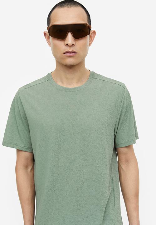 H&M - Drymove™ sports top - sage green