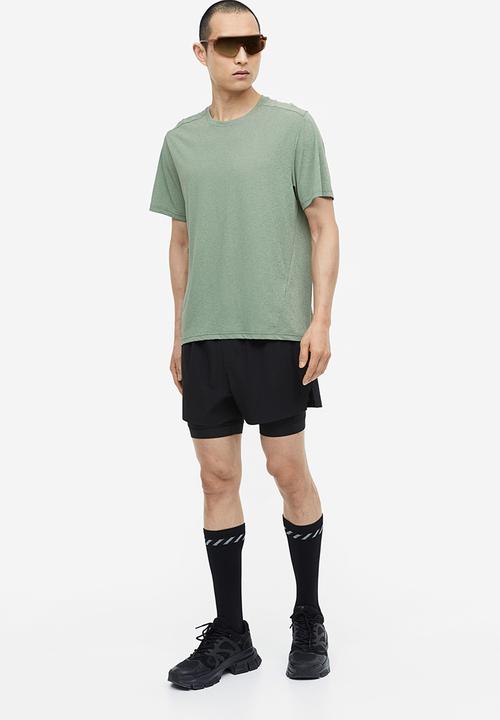H&M - Drymove™ sports top - sage green