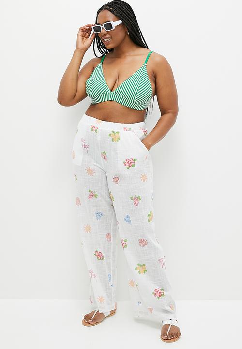 Cotton On - Plus Relaxed Beach Pant - Sardinia