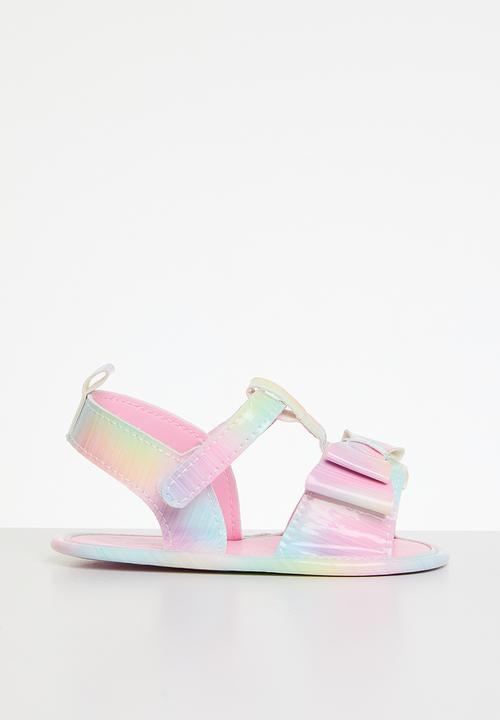 Pop Candy - Tie dye bowknot sandal - multi