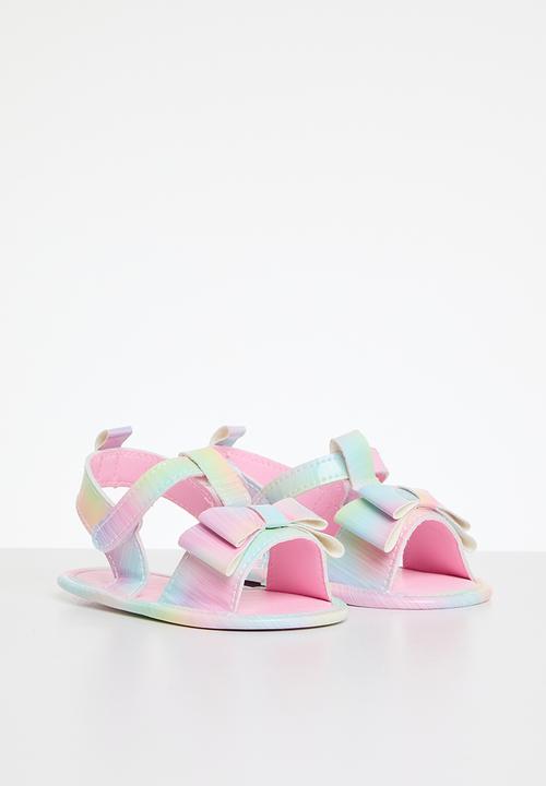 Pop Candy - Tie dye bowknot sandal - multi