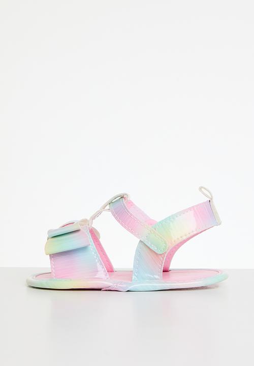 Pop Candy - Tie dye bowknot sandal - multi