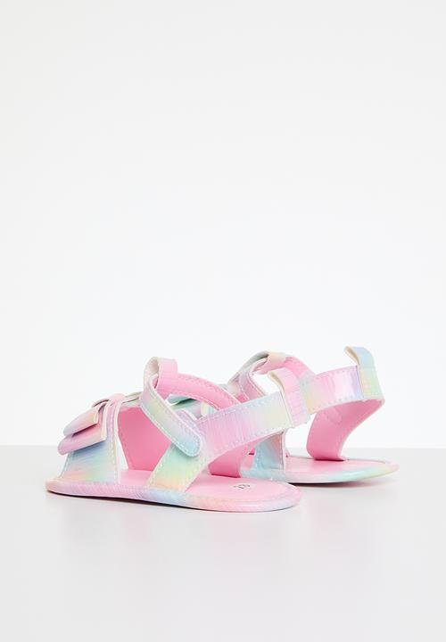 Pop Candy - Tie dye bowknot sandal - multi