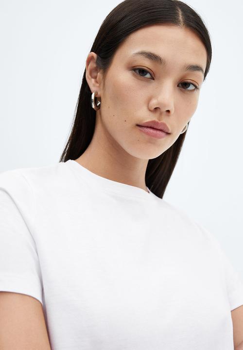 MANGO - T-shirt chalaca - white