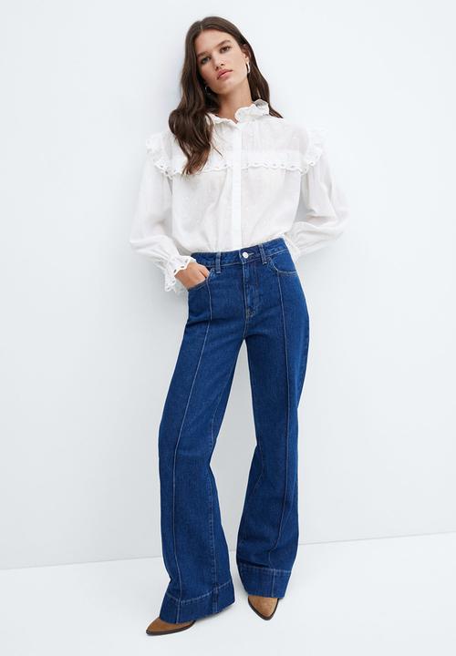 MANGO - Blouse vera - white
