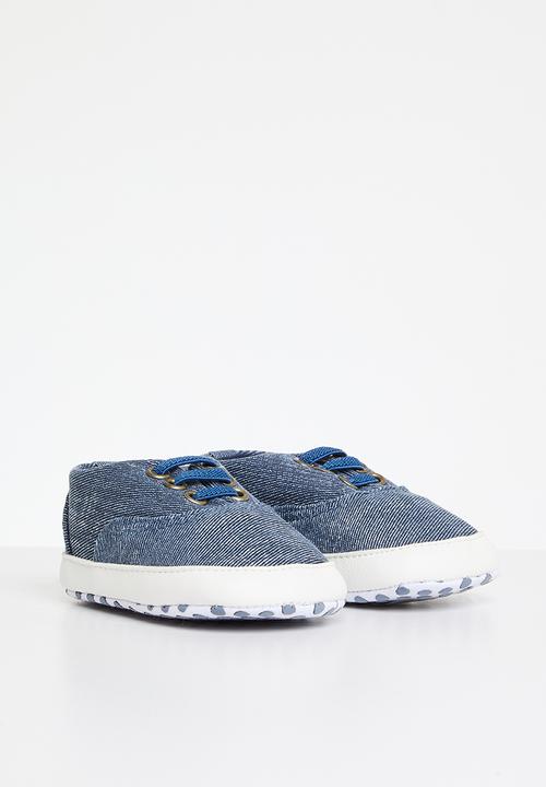 Pop Candy - Lace up sneakers - denim
