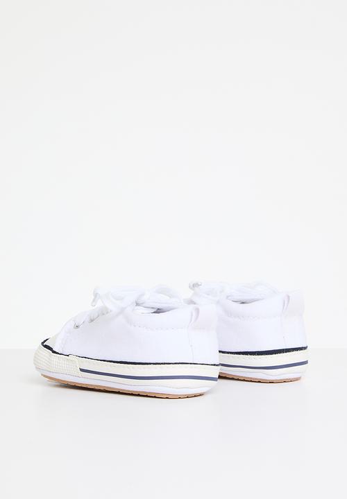 Pop Candy - Baby lace up sneakers - white