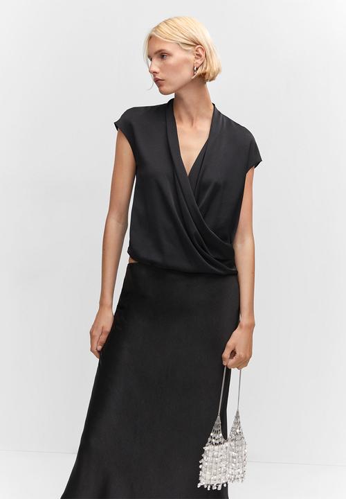 MANGO - Blouse crusie - black